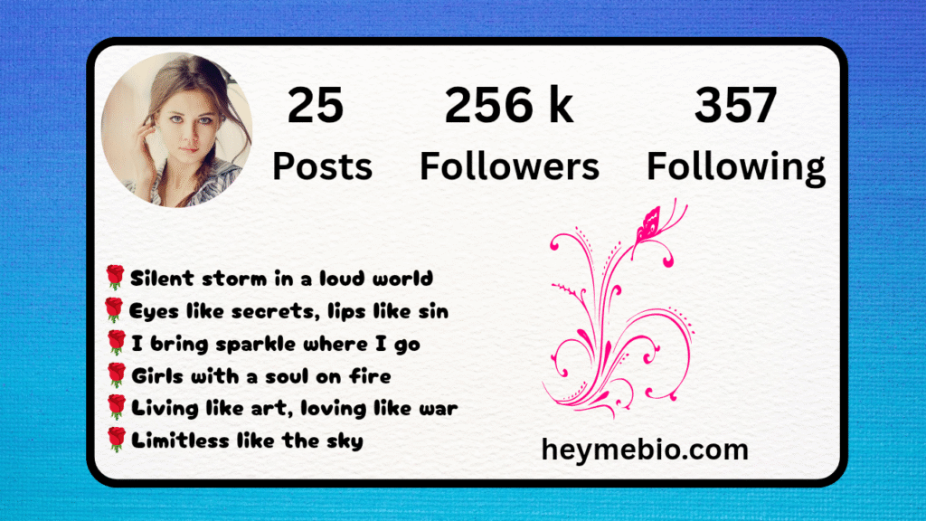 Instagram bio for girls